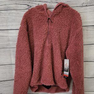 NWT Women's Pulse by World Famous Sports Half Zip Fleece Pullover